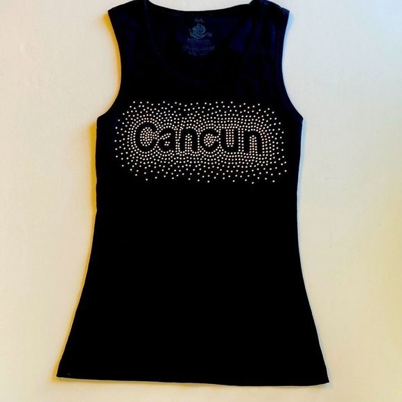 Cancun Expressate Tank with A/B Crystals Size S - Picture 1 of 4